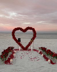 Heart Shaped Rose Stand Heart Shaped Rose Stand